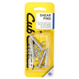 Shear Pins for Two Stage Snow Blowers