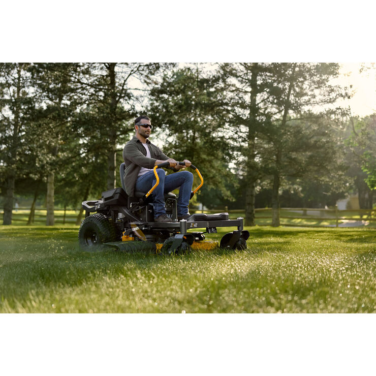 Man Operating a Cub Cadet Ultima Series Z1 42