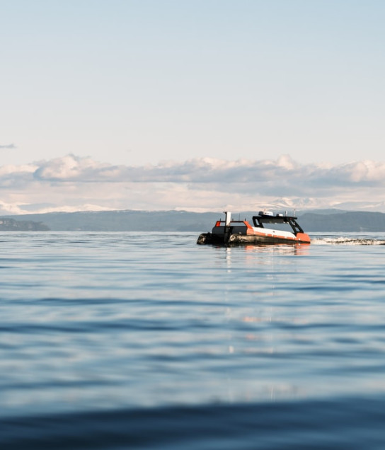 A photo of the Otter X in the coast.