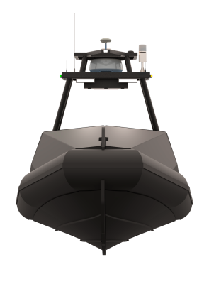 A front-side rendering of the Mariner USV.